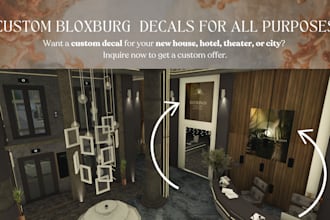 create custom bloxburg decals for you