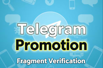 telegram promotion telegram ads fragment verification, memcoin pump fun
