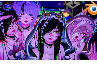 vrchat avatar, vrc avatar, vr avatar, 3d model, vr character, vr chat, vrm