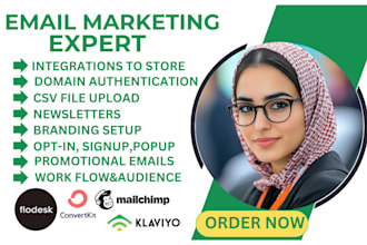 setup klaviyo flodesk convertkit mailchimp for squarespace shopify woocommerce