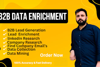 do data enrichment, b2b lead generation, and email leads