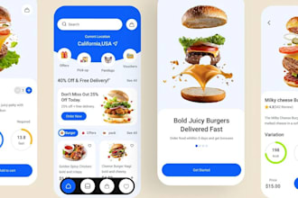 develop restaurant app, food delivery app, uber app, delivery app, booking app