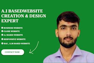 develop advance ai based website for you