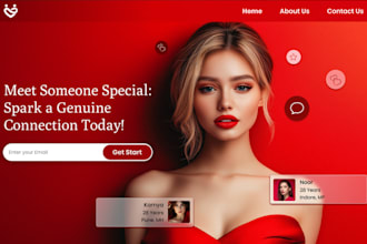 build social dating website, dating app with online video call and live stream