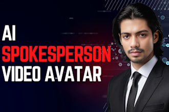 create ai spokesperson avatar video for your project
