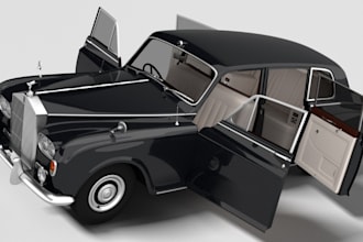 custom 3d car vehicle modeling, gta v, fivem car mods, realistic 3d car render