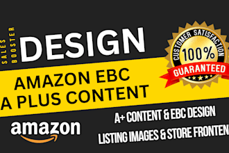 design amazon ebc, plus content and amazon listing images