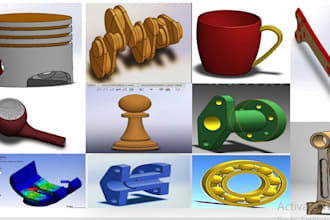 do 2d 3d cad designing and simulation for industrial products