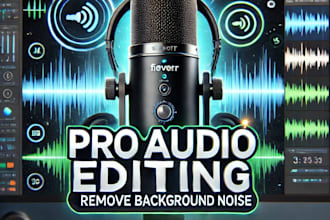 remove background noise, fix audio, improve your podcast