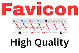 design modern favicon for you