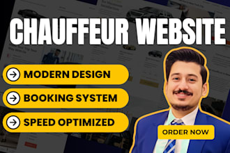 design limo, taxi, chauffeur, car rental, limousine booking wordpress website