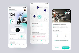develop escooter app, ebike renter app, bicycle rental app, tracker app