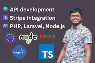 do API integration as a backend developer with stripe