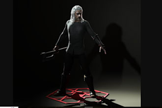 generate 3d ue5 character, realistic model rig3d animaze avatar, xgen, unity,cc4