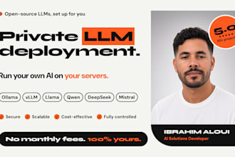 deploy open source llms on your vps, GPU server, or cloud