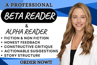 alpha read, beta read literary fiction book, mystery fiction, sci fiction