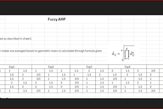 do multi criteria decision analysis mcdm, vsm and  statistical quality control