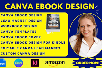 canva ebook design, lead magnet design, workbook design, custom canva templates