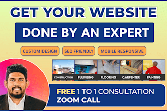 do plumber electrician construction flooring company website