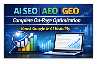 ai SEO, aeo, GEO and monthly on page website optimization
