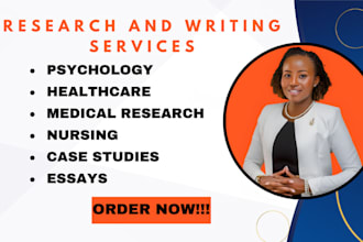 do psychology, healthcare, medical research, nursing research n case studies