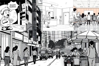 do storyboard design  comic book storyboard design for animation film commercial
