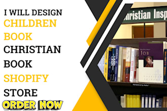 design children shopify store christian book shopify store spiritual website