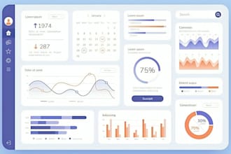 do professional excel dashboards, graph, chart, pivot tables and vlookup, macros
