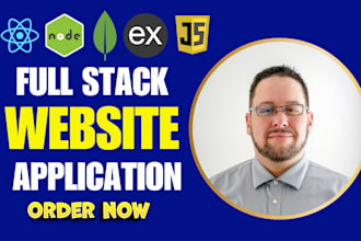 be your mern stack developer and full stack web developer for web application