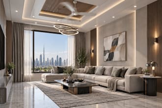 photorealistic 3d residential interior renders