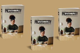 design ebook cover kindle book formatting layout design 3d mockup proofreading