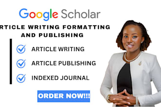 do google scholar article writing and publishing in peer reviewed index journal