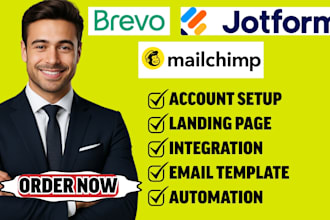 setup bravo brevo email template, brevo campaign mailchimp automation, jotform