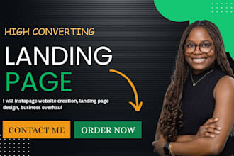 instapage website creation, landing page design, business overhaul
