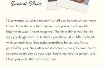 write a romantic love letter for your loved one
