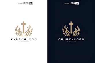 design modern church and ministry logo