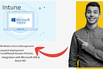complete microsoft intune setup and device management all