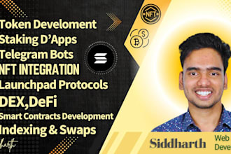 craft nft dapps, token tools and bots with blazing UX for the blockchain world