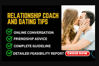 be your relationship coach and life adviser in times of stress