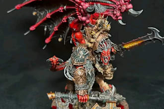 print and paint your 8k,30k,space marines tabletops wargaming miniature to great