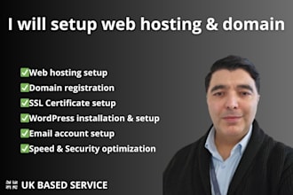 set up fast and secure web hosting with a domain name