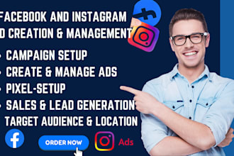 setup facebook and instagram ads for leads and sales