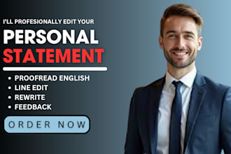 stand out with perfected statements, medical, eco, finance, and business editing