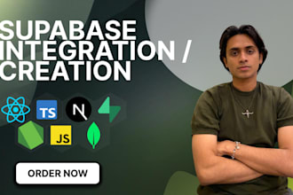 develop supabase appwrite database with your react nextjs