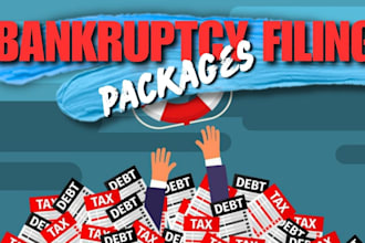 prepare your complete chapter 7 or 13 bankruptcy filing package