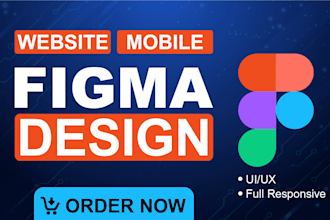 do awesome website ui ux design, figma website design, figma design website