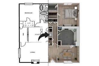 draft 2d floor plan, 3d floor plan as a draftaman, architectural stamp, ca stamp