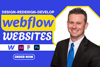 design, develop or fix webflow website, figma to webflow, framer webflow website