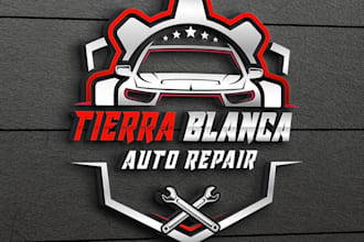 create professional racing and automotive logo design