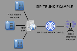 create sip trunk configuration, bulk sms, call, spoof, api, voip app
